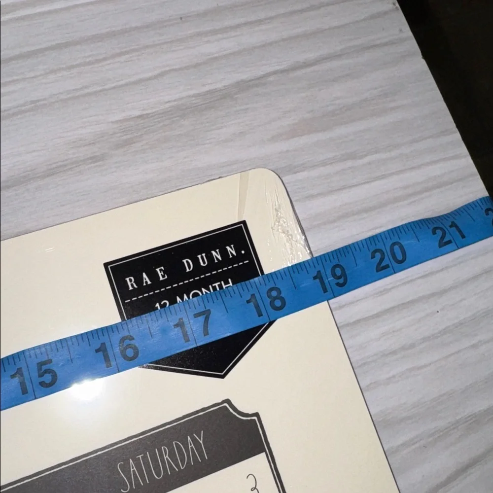 SALE NWT Rae Dunn January-December 26’ LRG Desk Blotter Monthly Planner Calendar